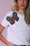 t-shirt borboleta