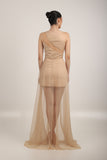 Vestido Longo Nude