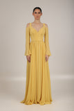 Vestido Longo Amarelo