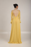 Vestido Longo Amarelo